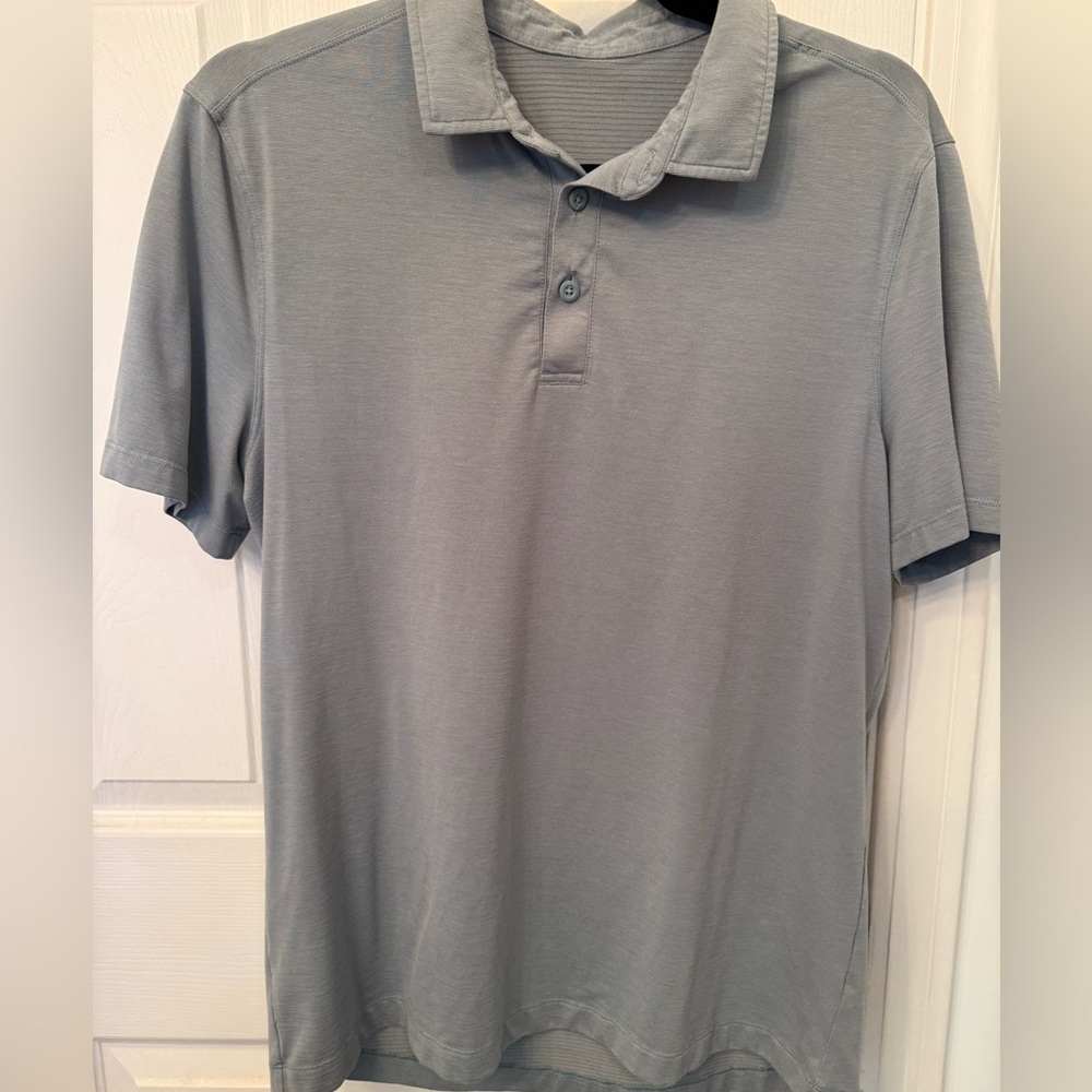 Lululemon Blue Grey Men’s Polo - Medium